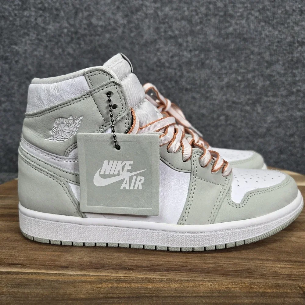 Nike Air Jordan 1 High OG Shoes Womens Size 7 Seafoam‎ White With Box CD0461-002